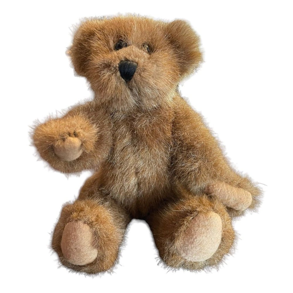Boyds Bears #1364 The Archive Series Jointed Brown Teddy Bear 1990s Plushie